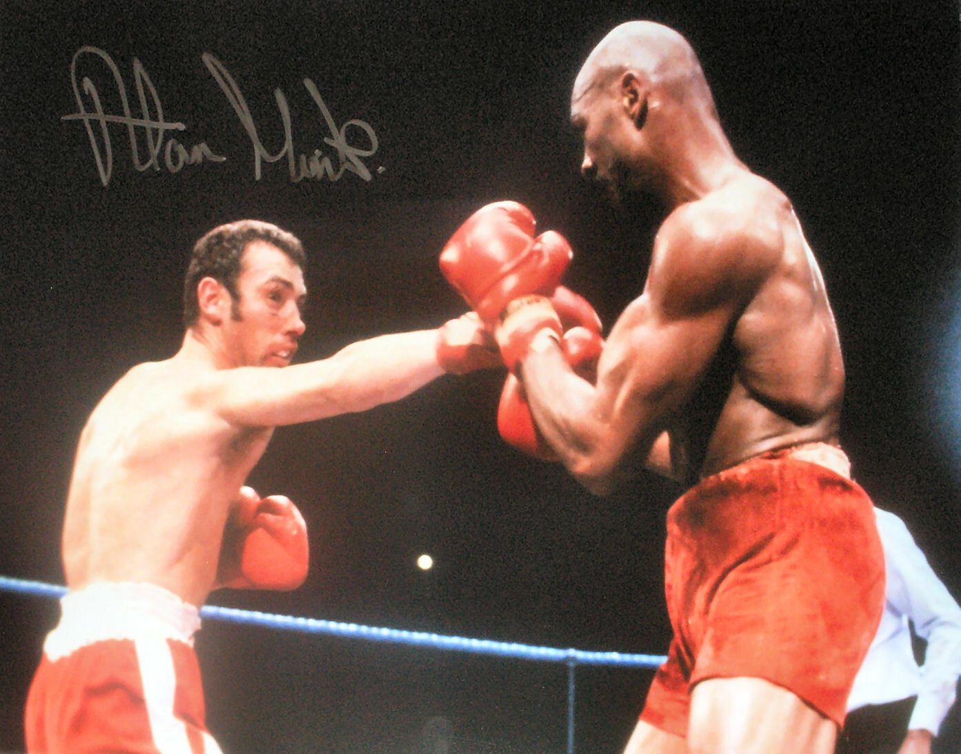 6 SIGNED BOXING Photo Poster paintingS MINTER MCGUIGAN MAGRI CONTEH GREEN BUCHANAN WITH COA