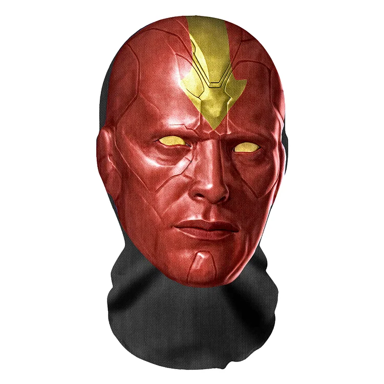 3D Spoof Face Simulation Headgear-Red Tornado
