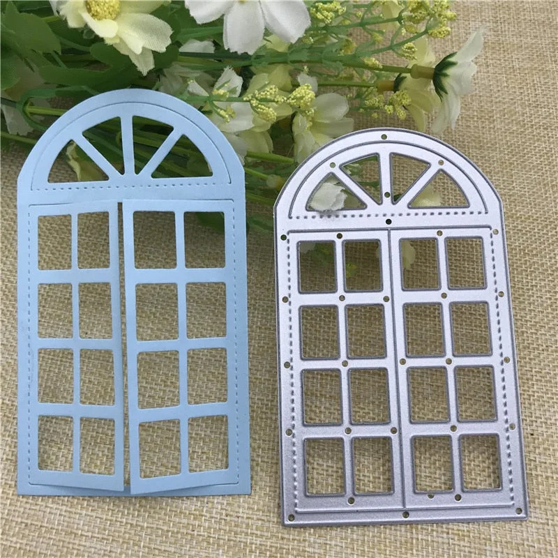 Beautiful Window Metal Cutting Dies For DIY Scrapbooking Album Embossing Paper Cards Decorative Crafts