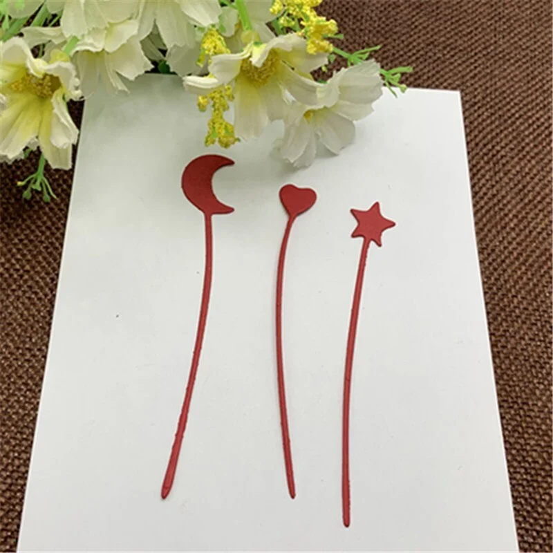 Moon star heart strip Metal Cutting Dies for DIY Scrapbooking Album Paper Cards Decorative Crafts Embossing Die Cuts