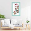 Cat Stocking -16CT Stamped Cross Stitch Kit(30*43cm)