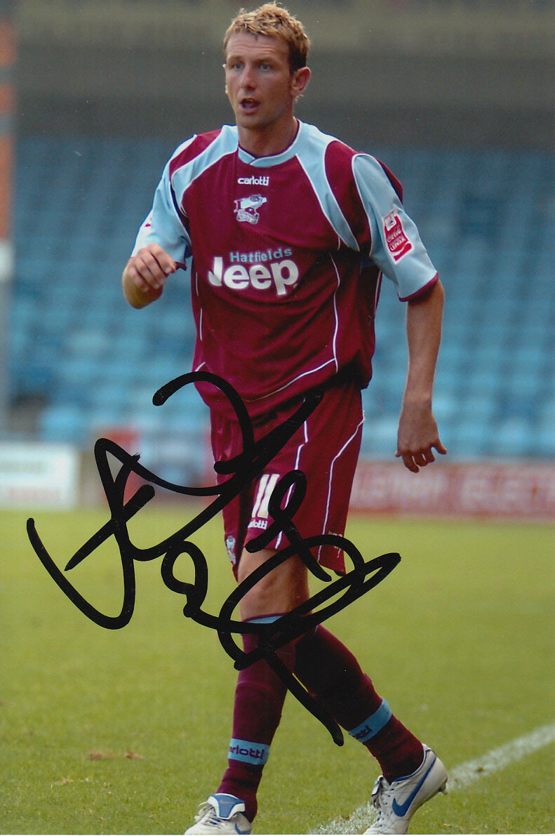 SCUNTHORPE HAND SIGNED IAN BARACLOUGH 6X4 Photo Poster painting 10.