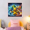 Pok&eacute;mon - 14CT Stamped Cross Stitch - 40*40cm