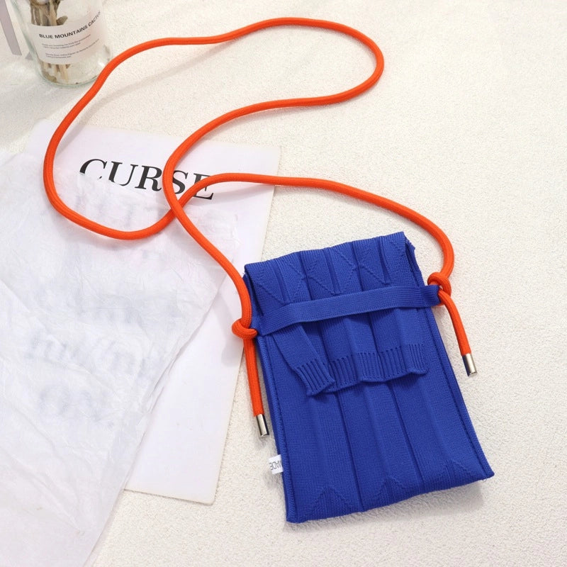 Women’s Small Polyester Solid Color Streetwear Square Flip Cover Shoulder Bag