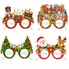 DIY Diamond Painting Christmas Glasses Frame No Lens 4pcs(Christmas)