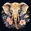 Diamond Painting -DIY Full Square Drill Elephant(45*45CM)