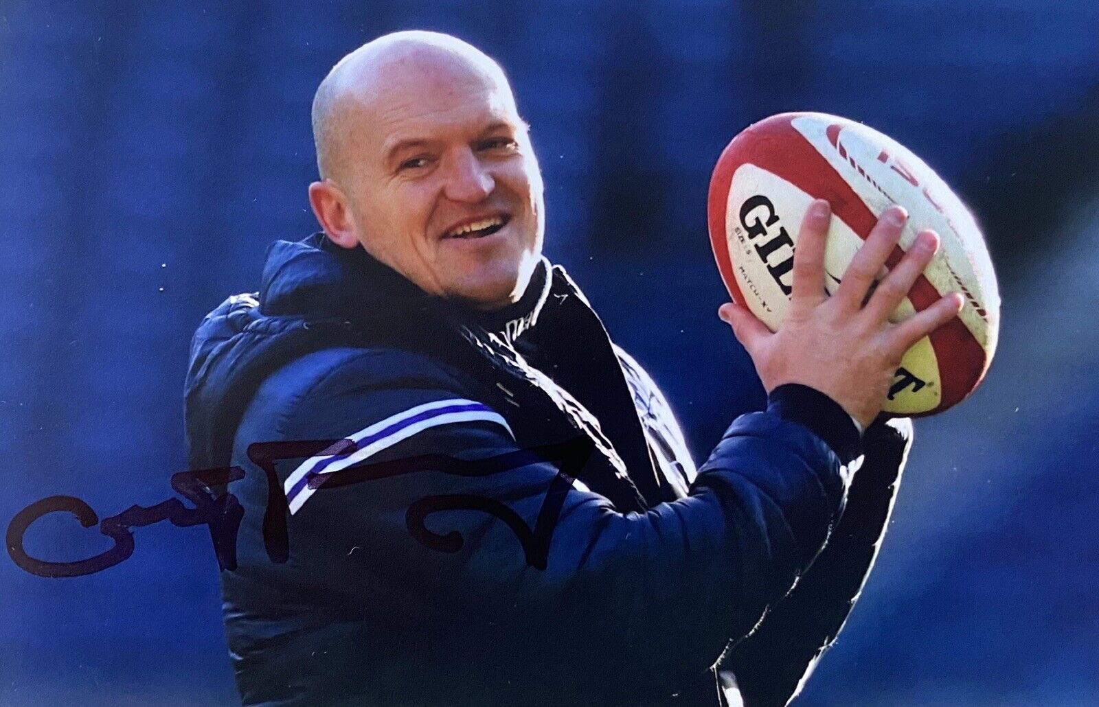 Gregor Townsend Genuine Hand Signed Scotland 6X4 Photo Poster painting