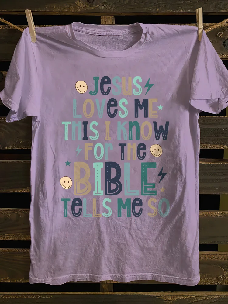 Jesus Loves Me Biblical Toddler T-shirt