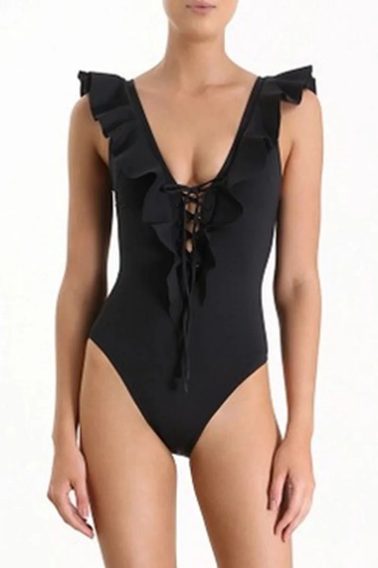 Sexy Backless One-piece Swimsuit