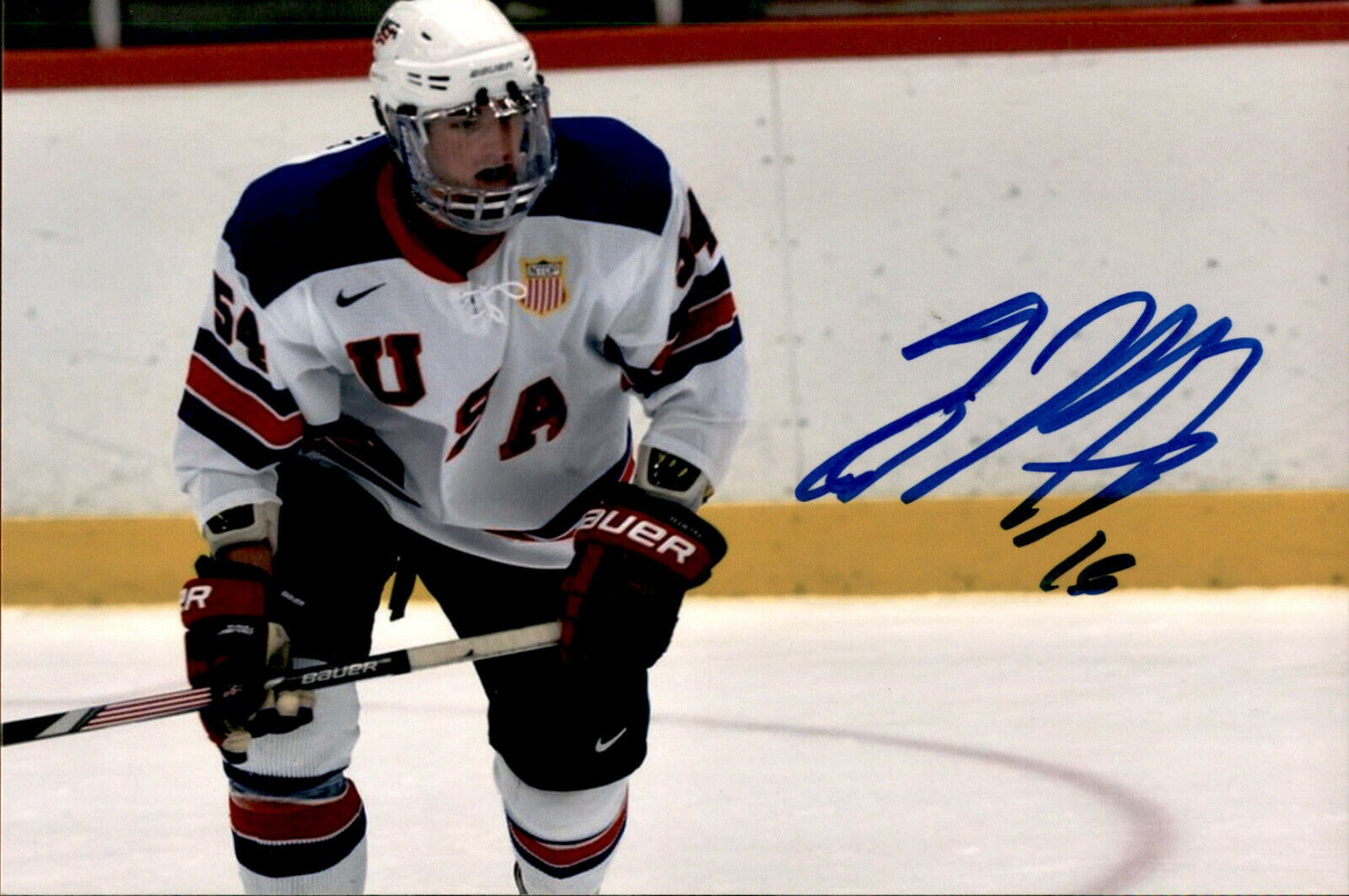 Johnathan MacLeod SIGNED 4x6 Photo Poster painting TEAM USA USNTDP / TAMPA BAY LIGHTNING #2