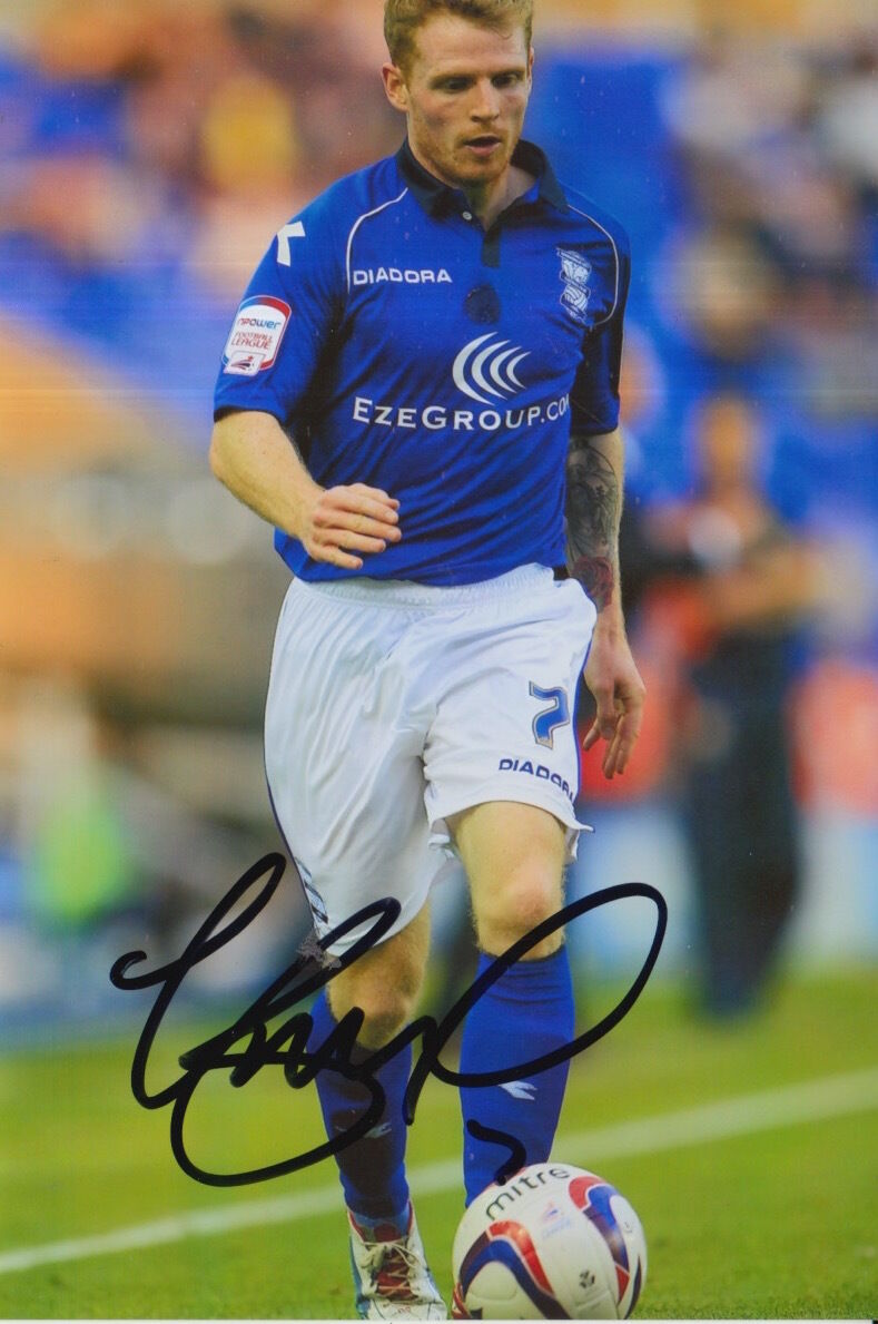 BIRMINGHAM CITY HAND SIGNED CHRIS BURKE 6X4 Photo Poster painting 1.