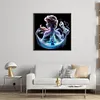 Silhouette Princess Elsa-11CT Stamped Cross Stitch 40*40cm/15.75*15.75in