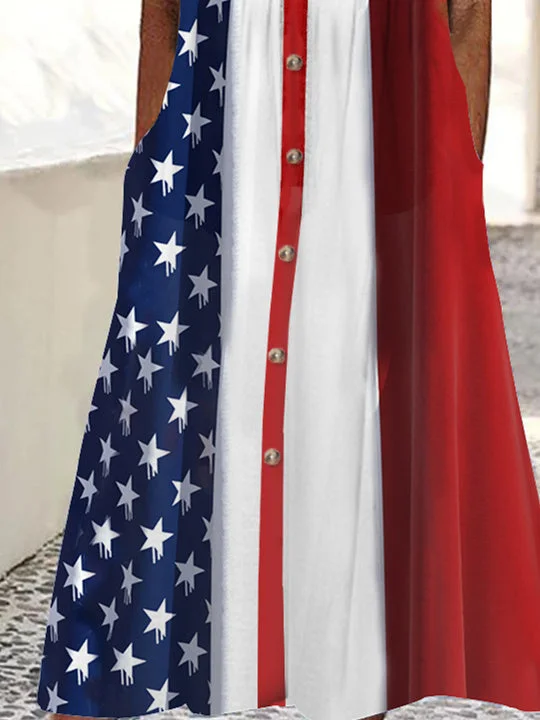 Women's Short Sleeve V-neck Stitching Lace Graphic Hollow Midi Dress