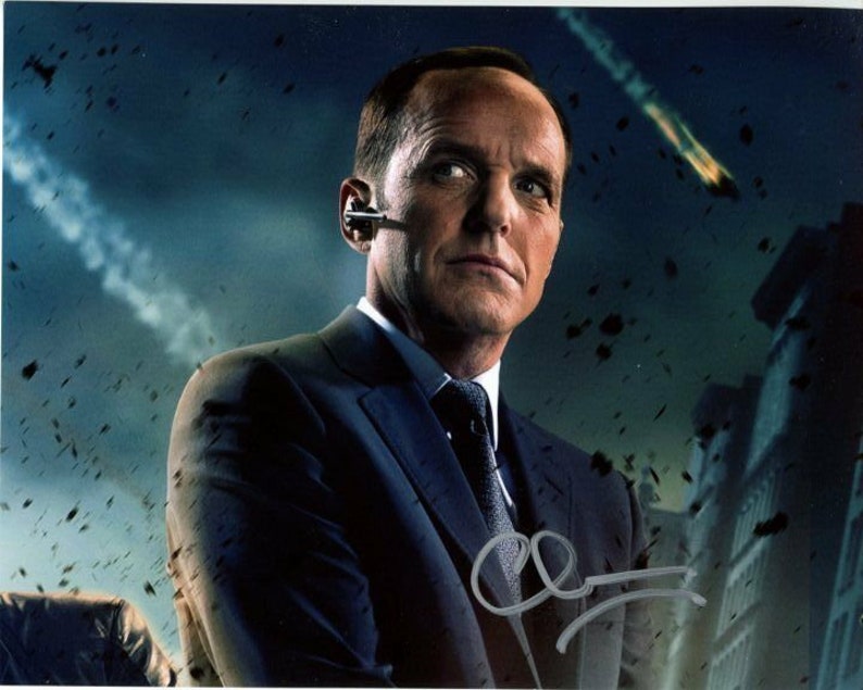 Clark gregg signed autographed agents of s.h.i.e.l.d. phil coulson Photo Poster painting