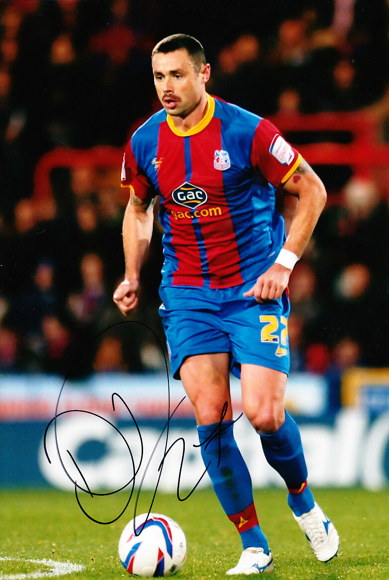 Crystal Palace F.C Damien Delaney Hand Signed 12/13 Photo Poster painting 12x8 1.