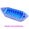 Boat-Shaped Cross Stitch Floss Organizer Tray - 8-Slot Thread Holder & Needle Storage Station for Embroidery Tools tapestrymarket