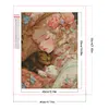 uk.everydayedeals (Limited Stock)Diamond Painting - Round AB Drills - Literary Retro Girl(45*55cm)