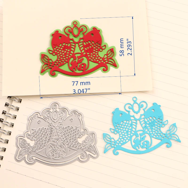 Nigikala METAL CUTTING DIES Chinese New Year 2023 new arrivals stencil DIY Scrapbook Paper Album