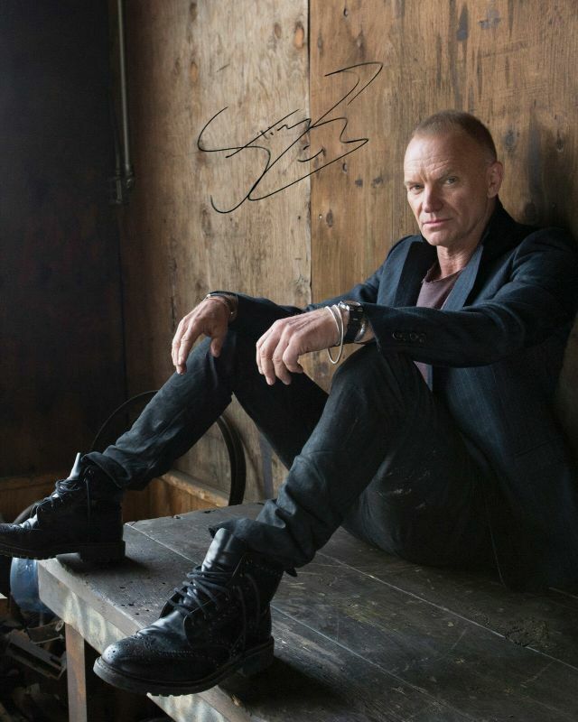 Sting Autograph Signed Photo Poster painting Print