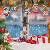 10Pcs Christmas Diamond Painting Photo Frame Hanging Pendant for Xmas Tree
