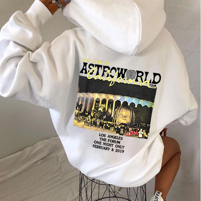 white astroworld sweatshirt