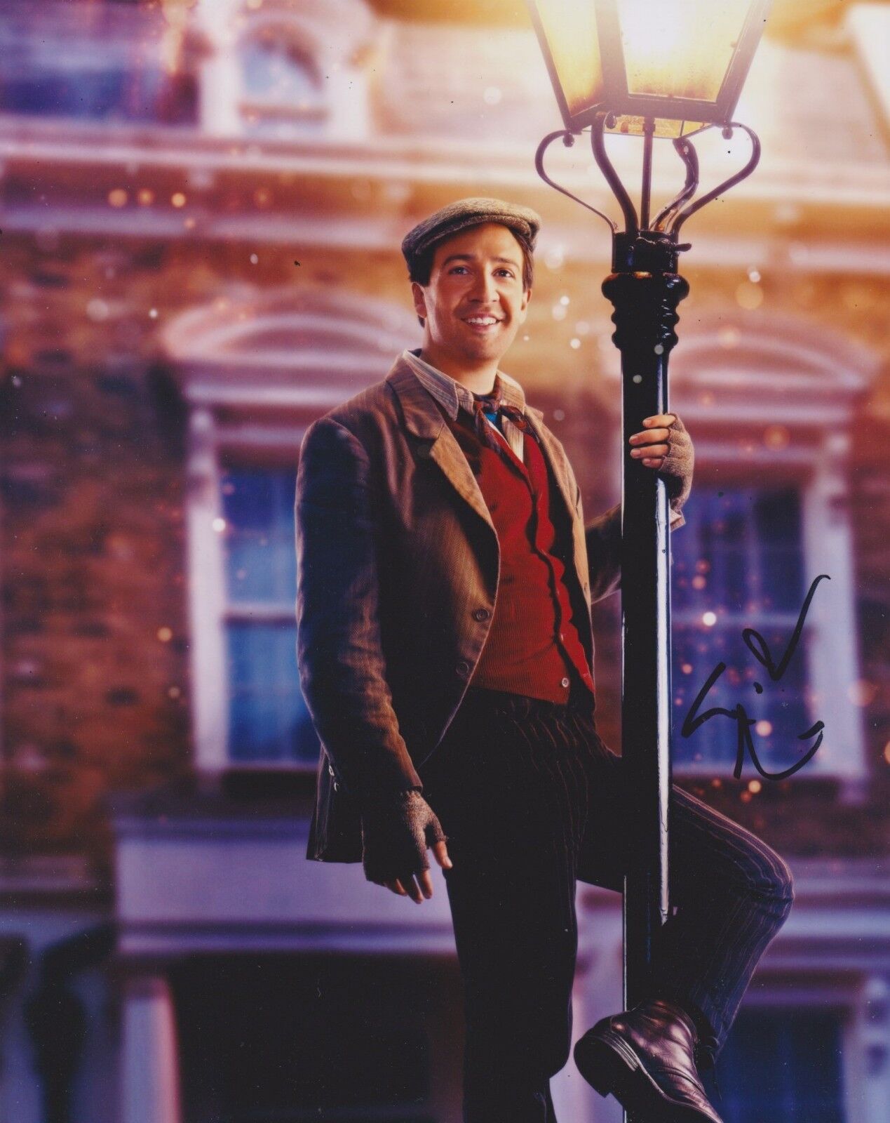 Lin Manuel Miranda Signed Mary Poppins Returns 10x8 Photo Poster painting AFTAL