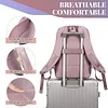 Wasserdicht Anti Diebstahl Rucksack 15,6 Zoll Laptop Rucksack Damen Schulrucksack Gro&szlig;e Business Notebook Daypack f&uuml;r Arbeit Reisen Backpack Herren M&auml;dchen Frauen Lila
