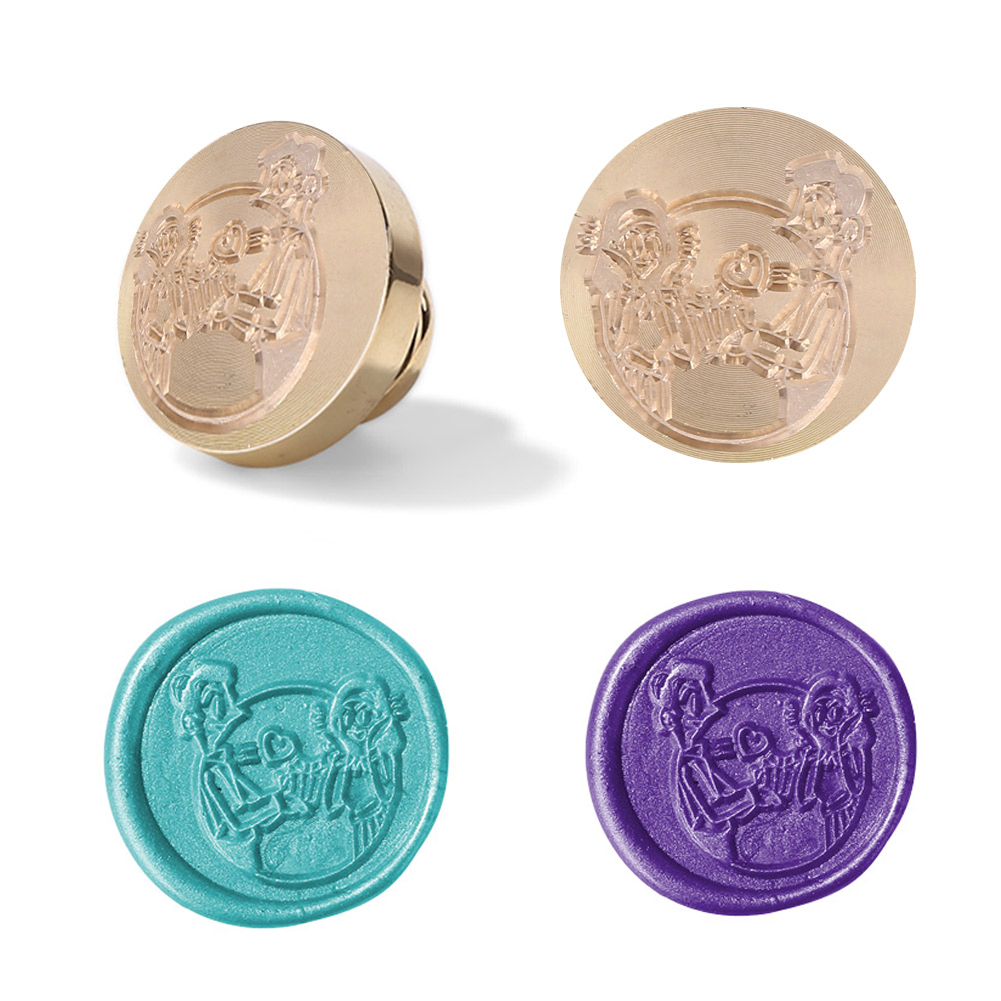 

25MM Couple Love Sealing Wax Stamp Head, 501 Original