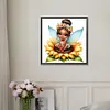 >SALE<5D DIY Full Round Drill Diamond Painting Animal Kit Home Decor Art Craft 30x40cm