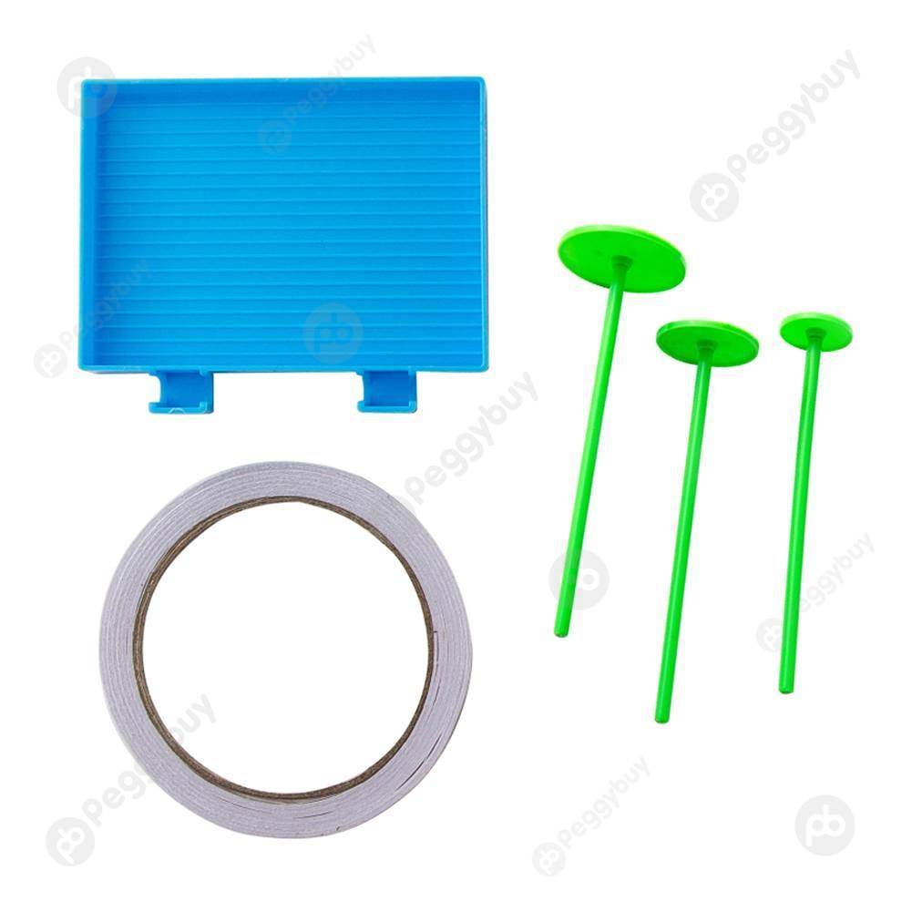 

DIY 5D Diamond Painting Plastic Tray Wheel Tools Kits Drill Pick Up Charm, 501 Original