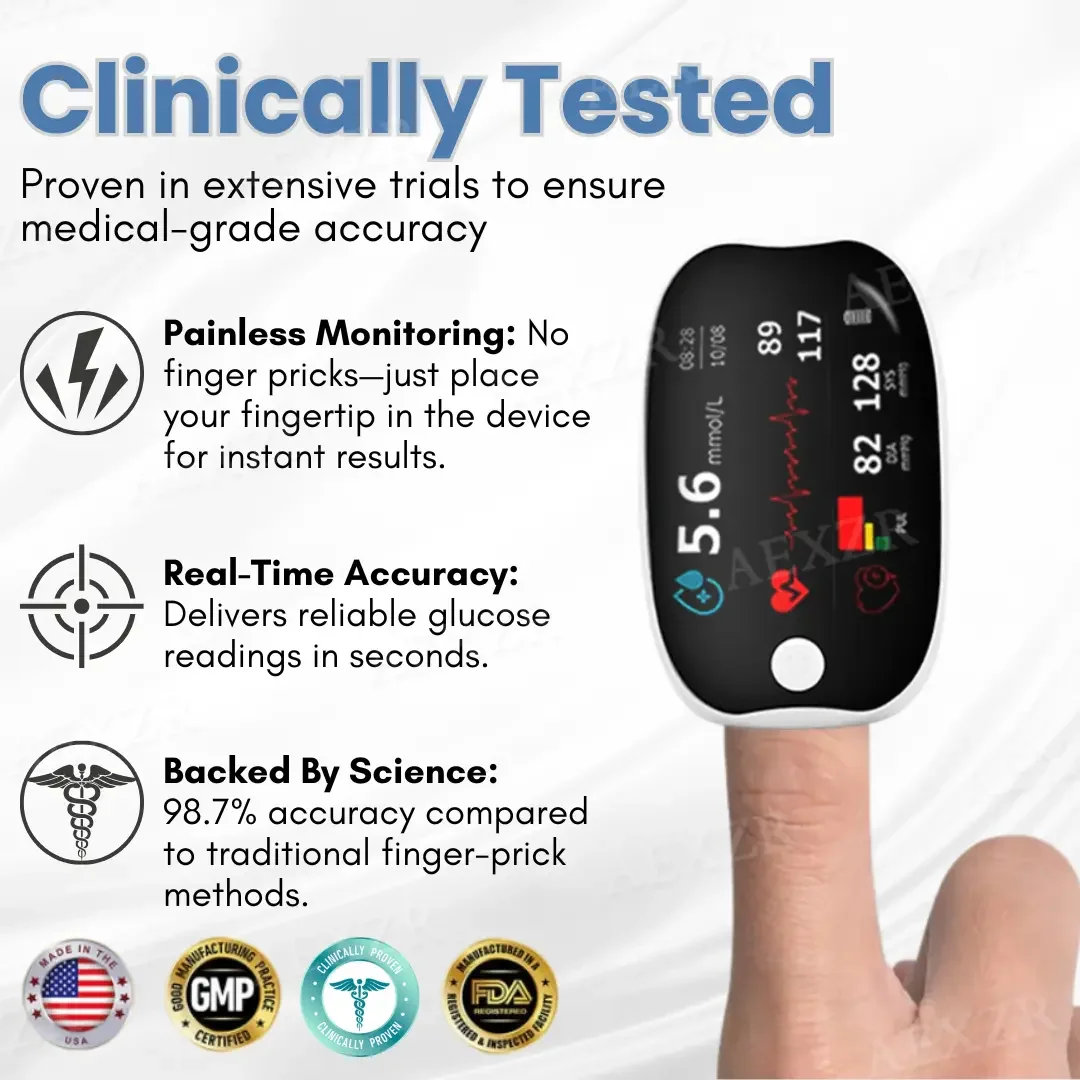 	Glycenx&trade; Precision Glucose Monitoring Device 𝐀𝐜𝐜𝐮𝐫𝐚𝐭𝐞 𝐦𝐞𝐚𝐬𝐮𝐫𝐞𝐦𝐞𝐧𝐭