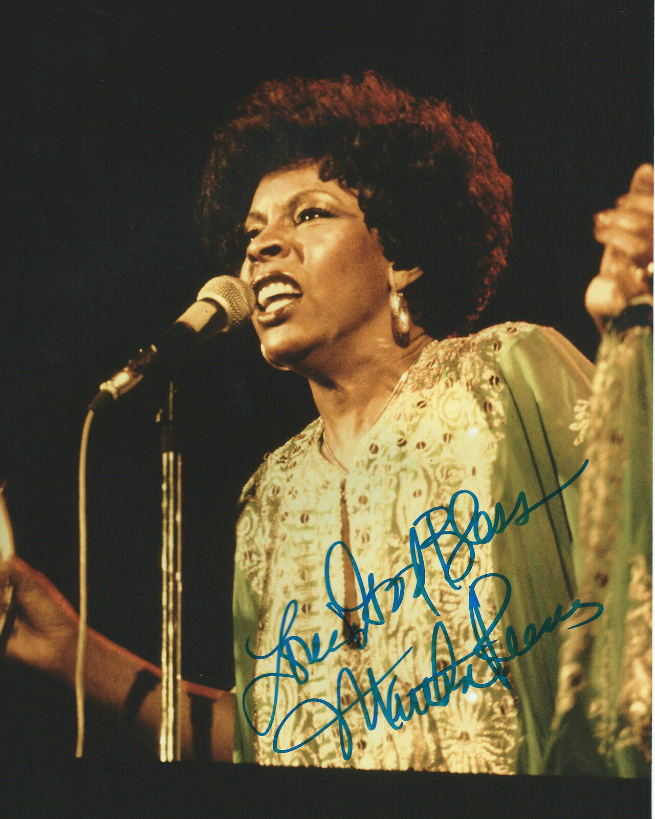 Martha Reeves *MOTOWN LEGEND* Signed 8x10 Photo Poster painting COA GFA PROOF!