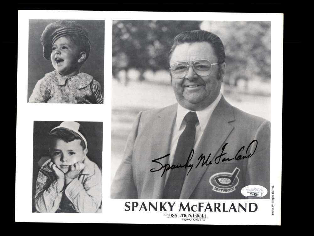 Spanky McFfarland JSA Coa Signed 8x10 Litte Rascals Photo Poster painting Autograph