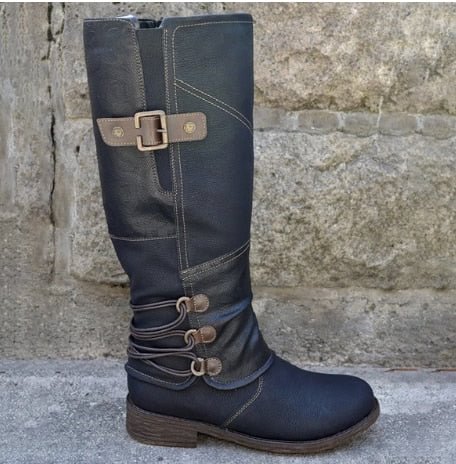 2020 Fashion Women Boots Winter Over The Knee Heels Quality Suede Long Comfort Square Botines Mujer Thigh High Boot Botas Mujer
