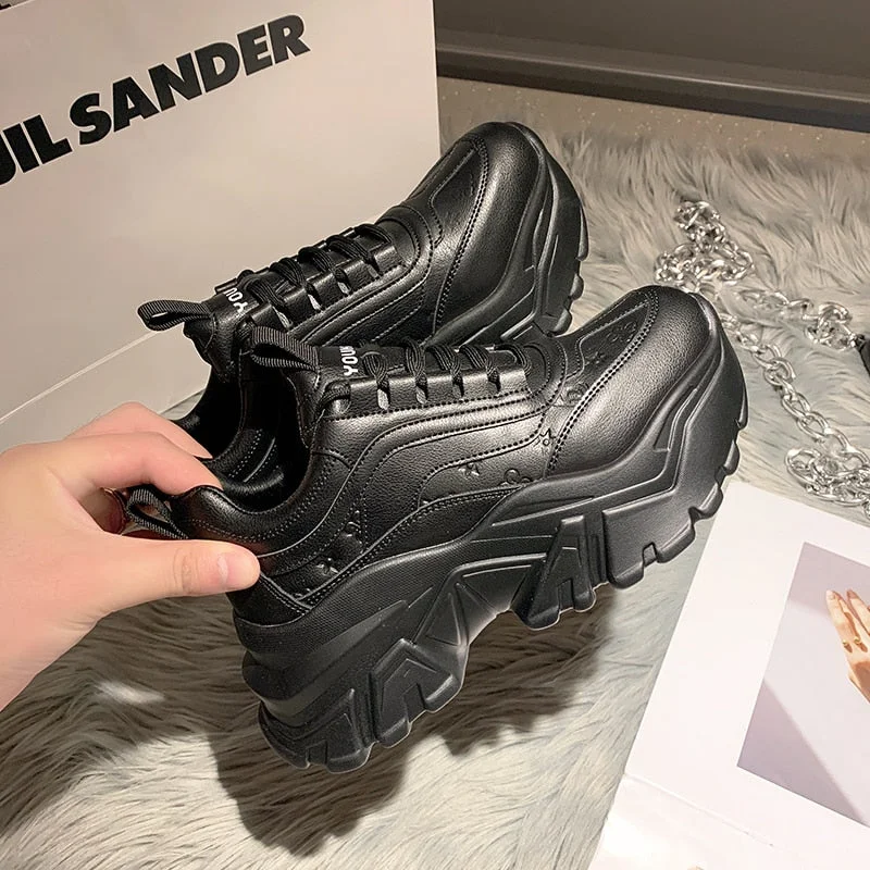 Brand Design Trendy White Women Dad Shoes Summer Chunky Sneakers Platform Casual Shoes Fashion Women's Sneakers Classic Trainers