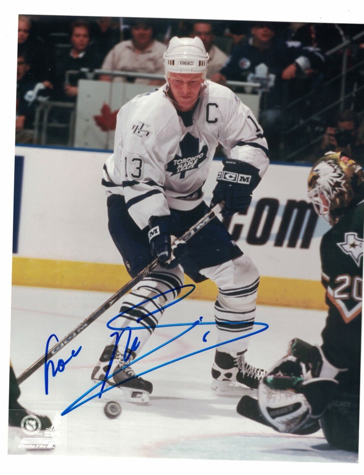 Mats Sundin Toronto Maple Leafs Signed 8 x 10