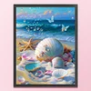 Beach Shells - 11CT Stamped Cross Stitch - 40*50cm