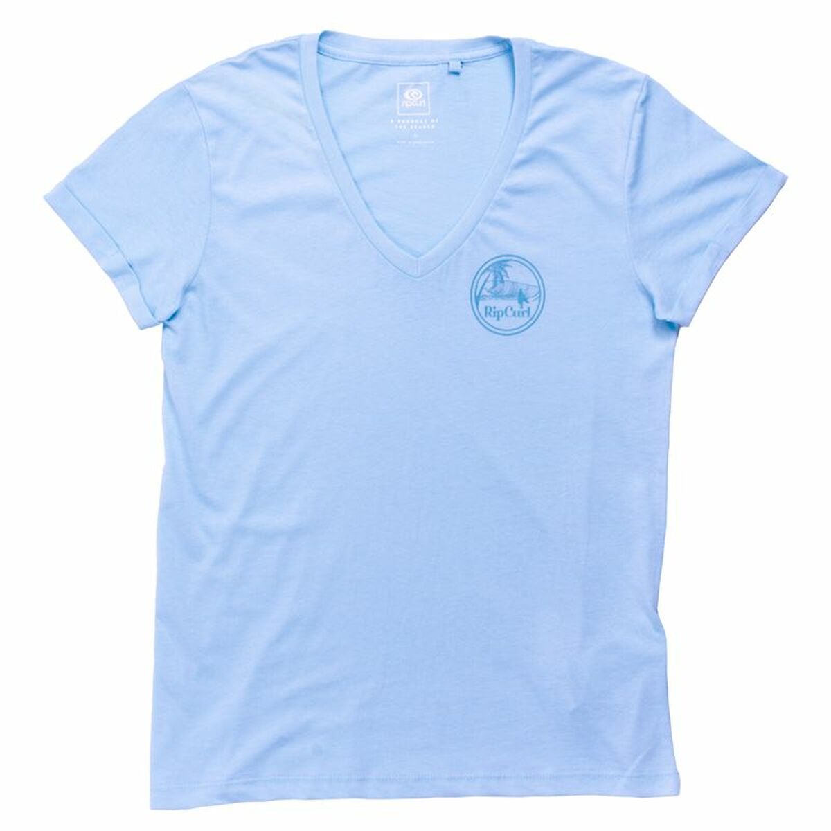 Women&rsquo;s Short Sleeve T-Shirt Rip Curl Re-entry Light Blue - sale.kim -  endless selection of finest brands