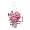 Diamond Painting Acrylic Vase Hanging Pendant
