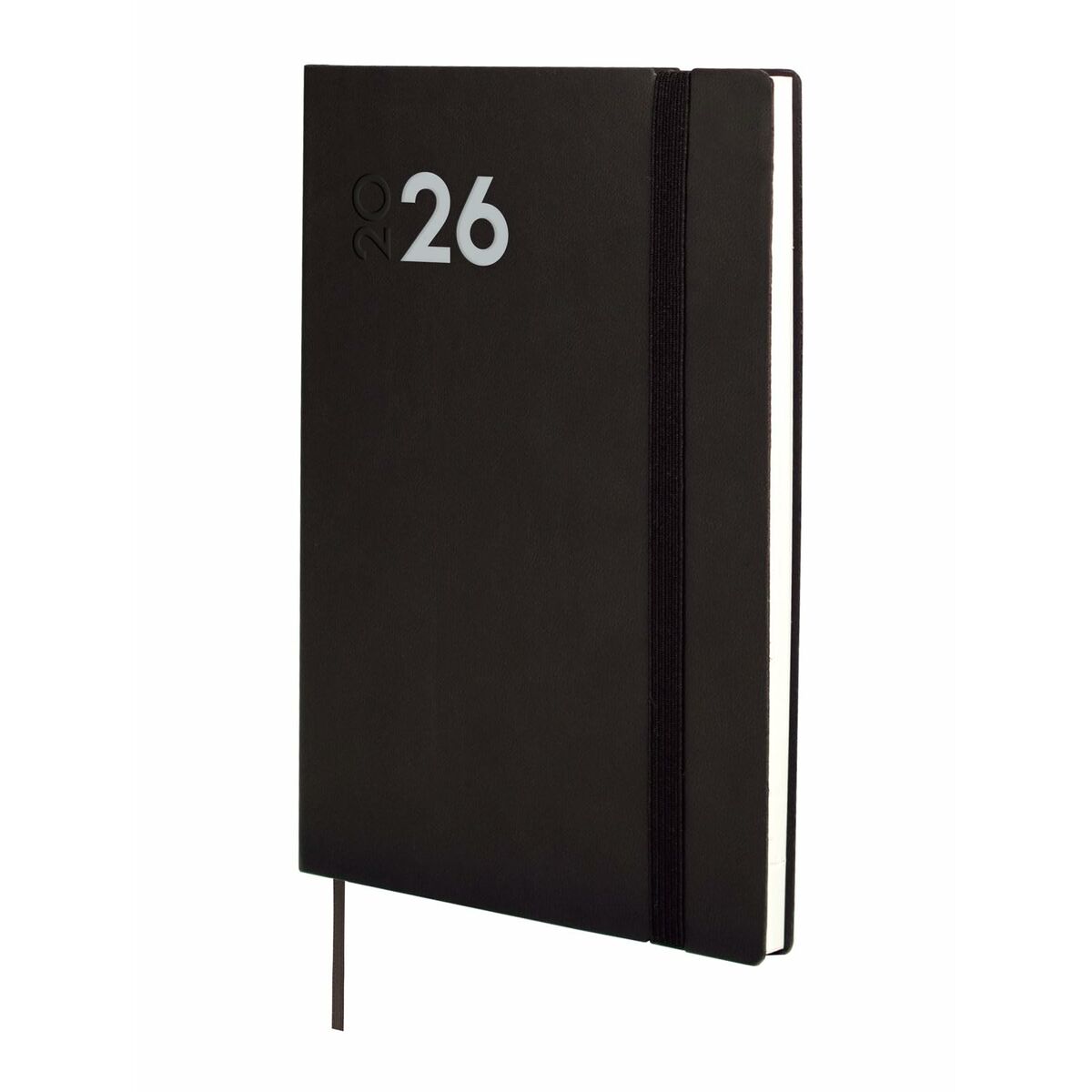 Diary Finocam Black A5 14 x 20,4 cm