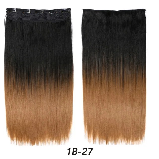 Jewtribute Hair®|One Piece Clip Hair Extensions Wavy Curly Hairpieces 