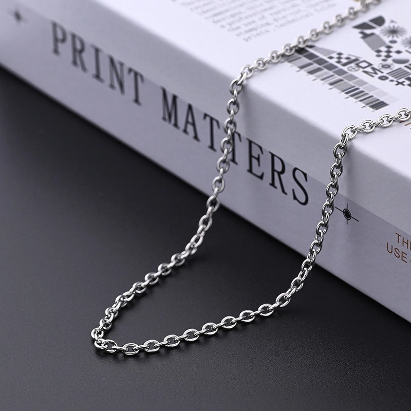 1 Roll 4*3mm 5*4mm 6*4.5mm 304 Stainless Steel Solid Color Polished Chain