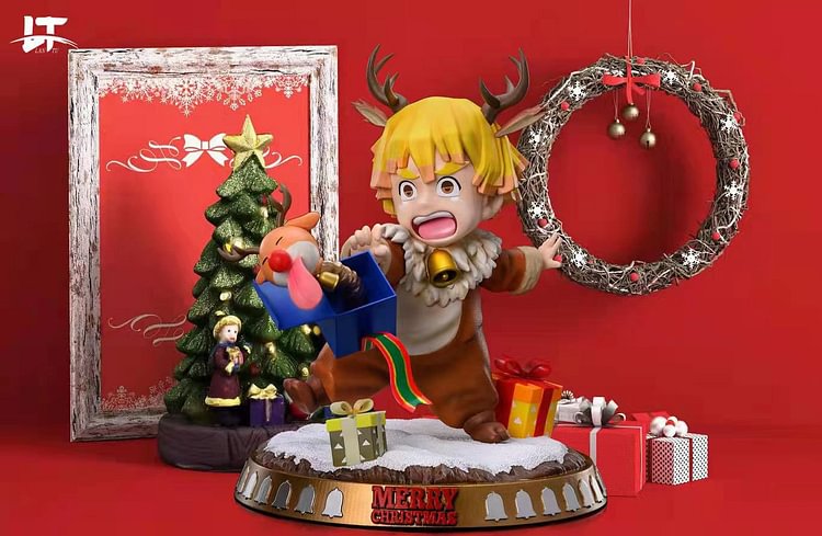 SD Scale Christmas Special Reindeer Zenitsu Agatsuma - Demon Slayer: Kimetsu no Yaiba Resin Statue - LT-Studios [Pre-Order]-shopify