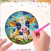 (US Only)6Pcs 2D/Flat DIY Animals Diamond Painting Fridge Magnets Kit for Art Crafts Gift