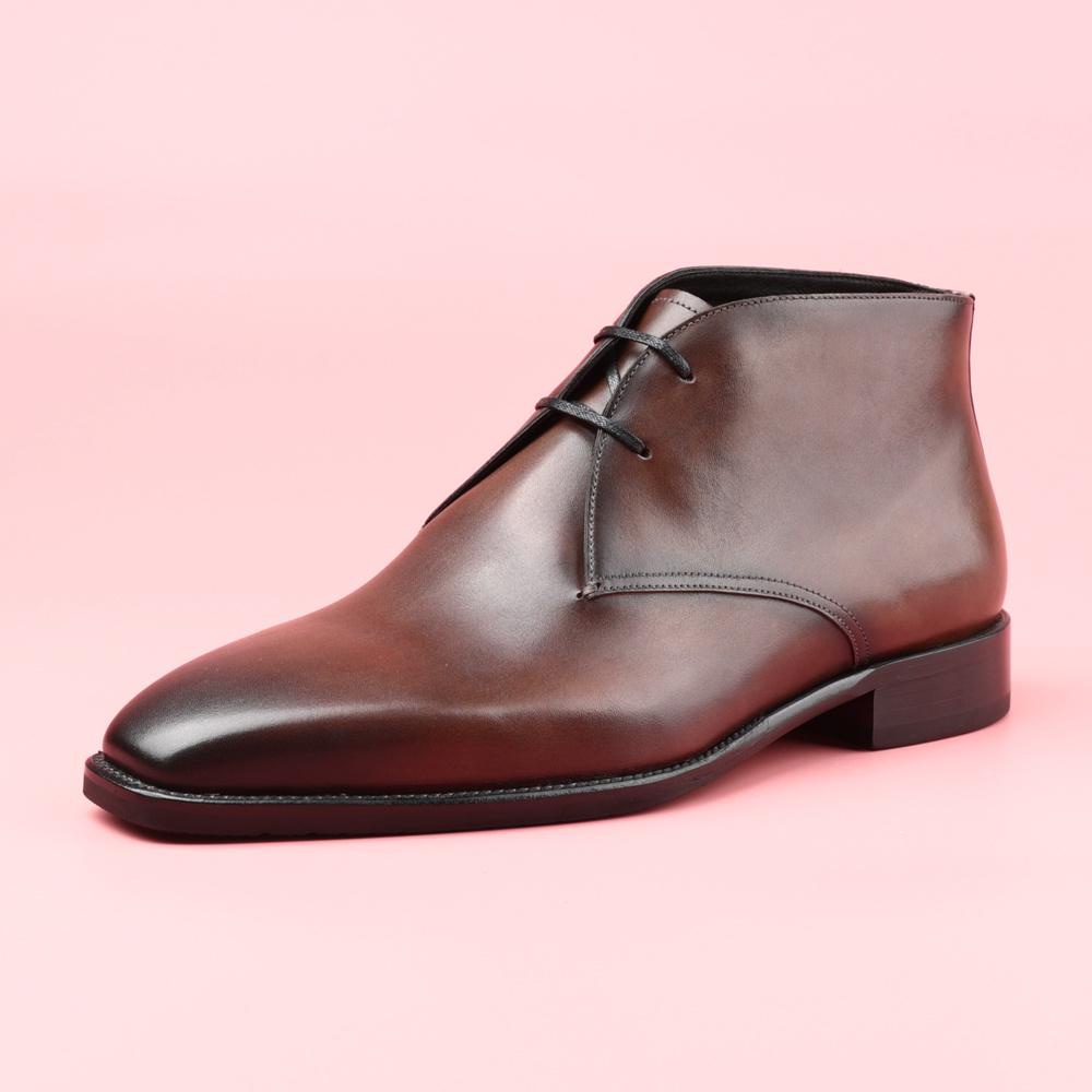 VCSHOES Men's Ankle Boots Business Shoes Short Boots Plus Size 48 Male Formal Casual Shoes Oxfords