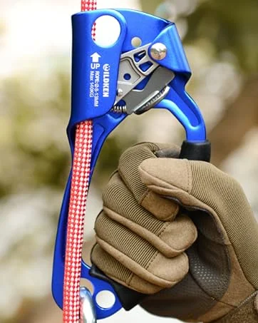 Hand Ascender Rock Climbing Tree Arborist Rappelling Gear Equipment Rope Clamp For 8~13MM Rope Climbing Ascenders For Sale
