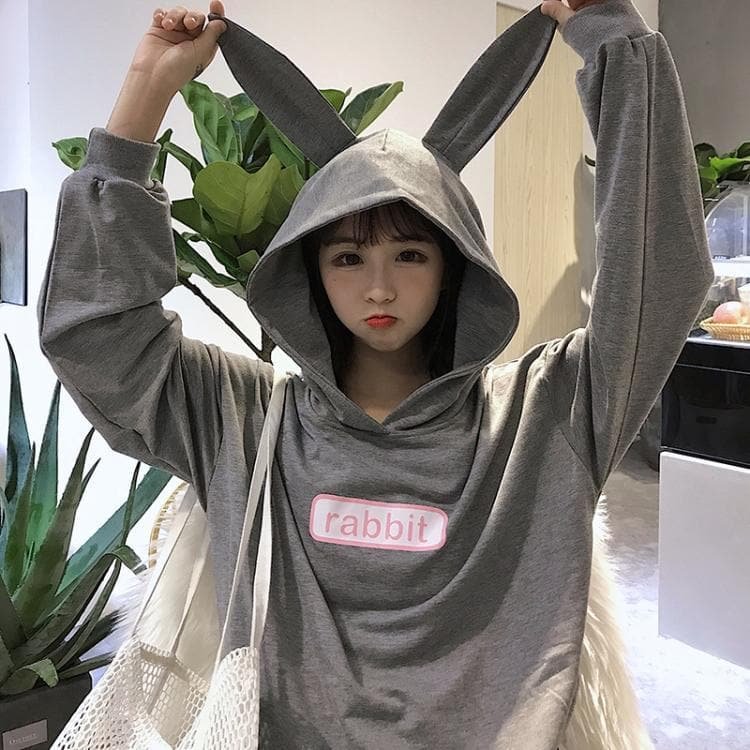 Kawaii Bunny/Bear Ear Hoodie Dress SP1710702