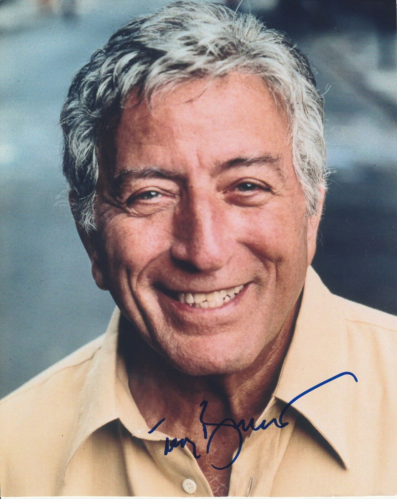 Tony Bennett (Singer) Signed Photo Poster painting