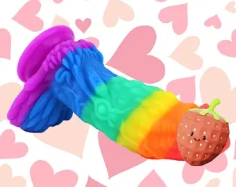 Dragon Dildo With Suction cup Rainbow color Anal Toys Monster Penis Butt  Plug Soft Dildo Sex Toys for Women and man Adult Toy Roleplay