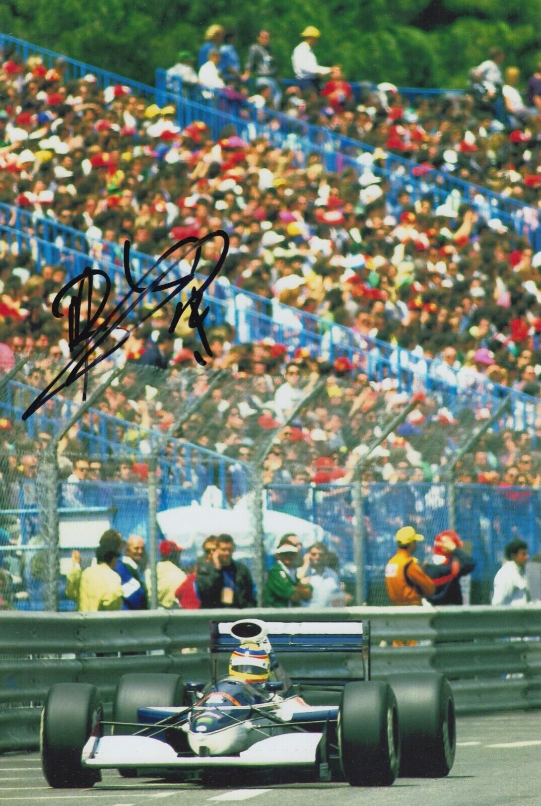 Mark Blundell Hand Signed 12x8 Photo Poster painting F1 Autograph Brabham Formula 1 1